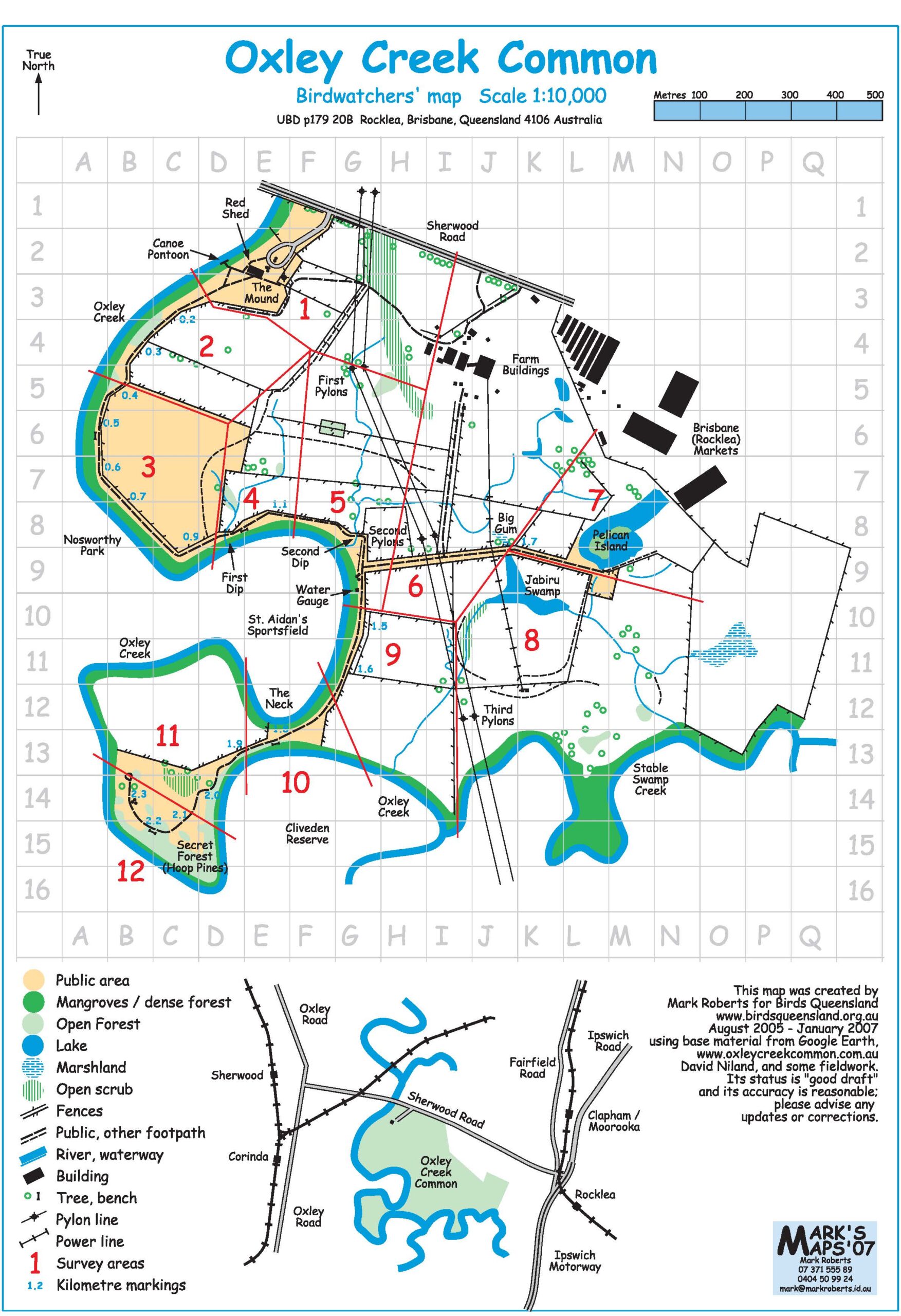 Read more about the article Oxley Creek Common Map